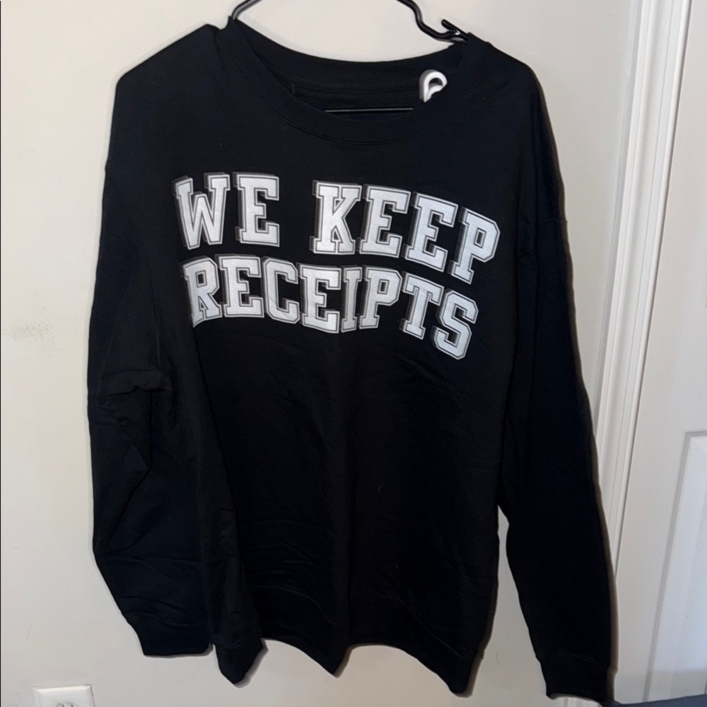 Black Graphic Sweatshirt